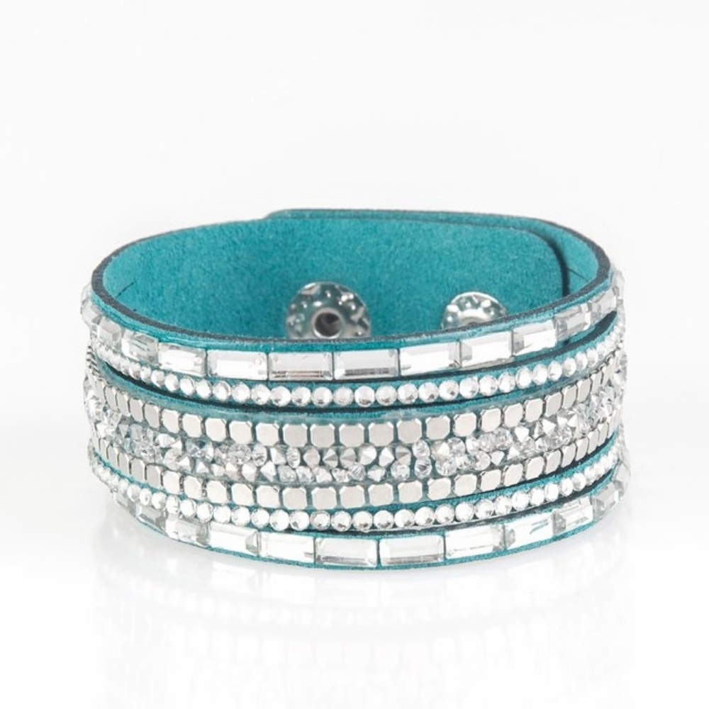 Paparazzi Accessories Rebel In Rhinestones Cuff Bracelet